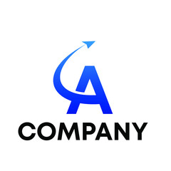 letter A logo