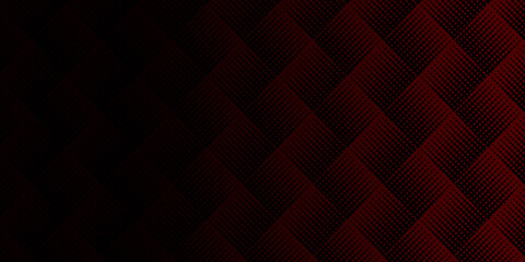 Dark red black abstract background with dot halftone pattern