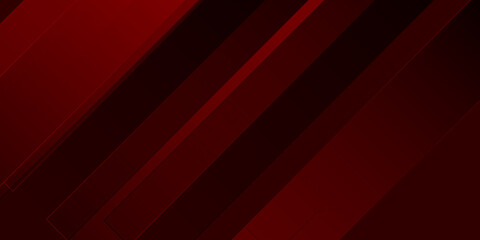 Fototapeta premium Red abstract business background with stripes and halftone dots