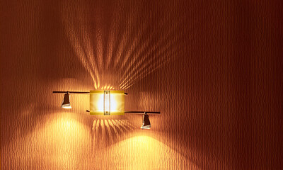 Sconce on wall