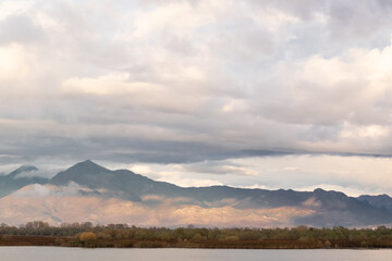 Obraz premium Scenic nature landscape, beautiful albanian nature