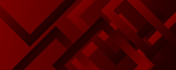 Vector full banners. Black and red metal background.
