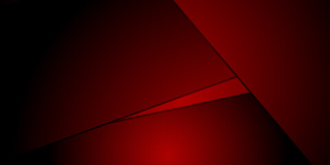 Red abstract background with geometric shape