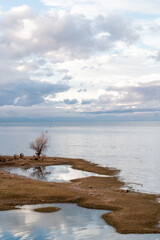 Scenic nature landscape, beautiful albanian nature
