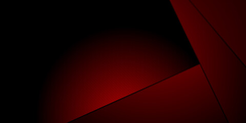 Dark red tech abstract background with triangle overlap layer