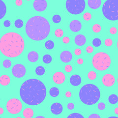 Abstract seamless pattern. Colorful vector background.