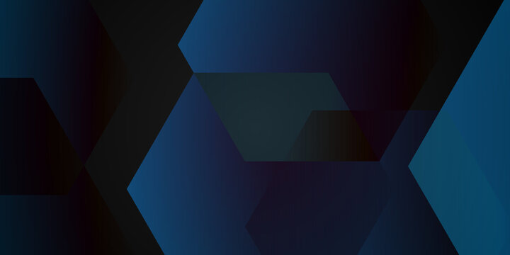 Classic dark blue abstract shape geometric background © Roisa