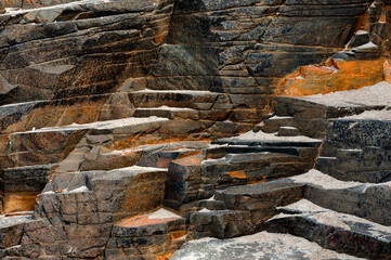 Close up of Geological Feature at Hug Point