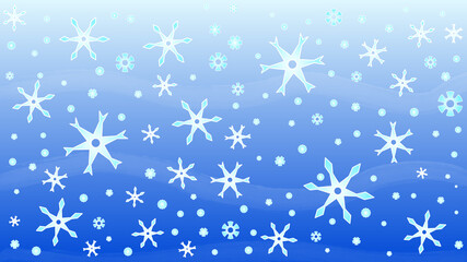 Premium HD SVG Vector Winter Snowflakes Fractal Snowfall  Gradient Holiday Season Background Christmas Wrap Wallpaper