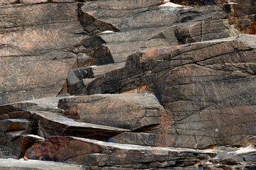 Close up of Geological Feature at Hug Point