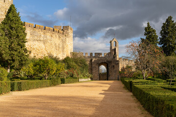 the historic Convent of Christ in the city of Tomar in Portugal