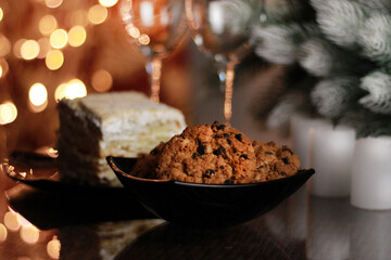 Cake on the holiday table