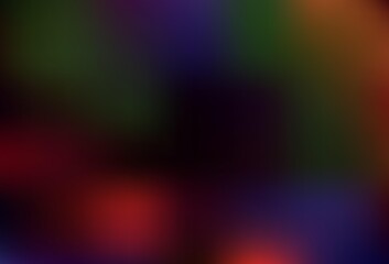 Dark Red vector blurred bright template.