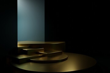 Abstract podium