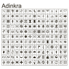 African Adinkra symbols with their meanings