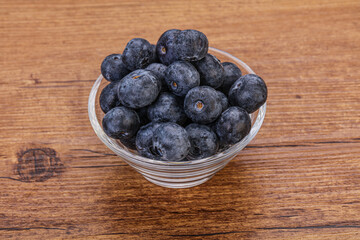 Sweet fresh juicy blueberries heap