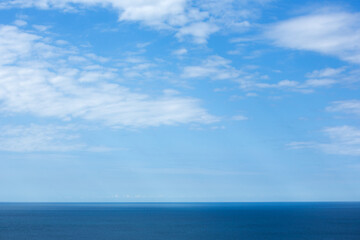 Blue sky with white clouds