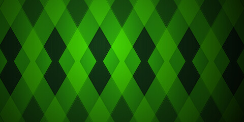 Dark green color abstract geometric background
