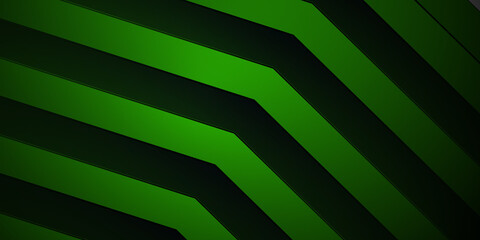 Dark green color abstract geometric background