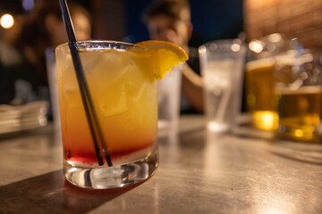 cocktail with ice