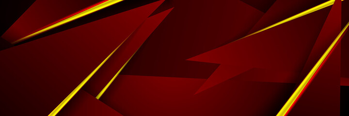 abstract red orange polygonal vector background