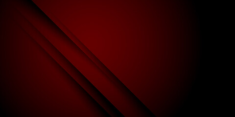 Obraz premium Abstract lines pattern technology on red gradients background. 