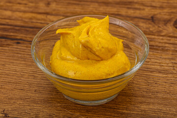 Asian Curry sauce in the bowl