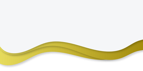 Luxury paper cut background, Abstract decoration, golden pattern, halftone gradients, 3d Vector illustration. Black, white, blue, gold waves Cover template, geometric shapes, modern minimal banner.