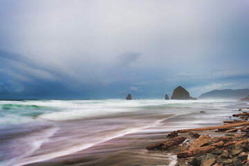 Oregon coastline near Cannon Beach