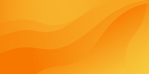 Modern orange yellow wave abstract business presentation background