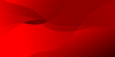 Red abstract business background with shiny curve wave shape