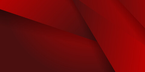 Red abstract modern background with triangle overlap layer