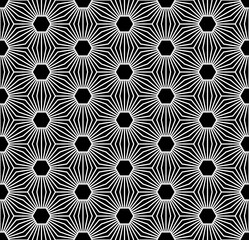 Vector geometric seamless pattern.Modern geometric background. A grid of broken lines.