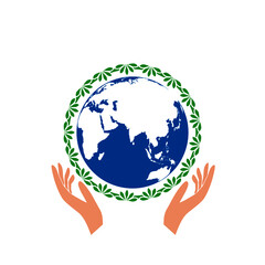 Earth environment icon. Earth day icon isolated on white background