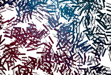 Dark pink vector texture with colorful lines.