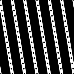 Diagonal lines seamless pattern. Linear motif. Angled stripes ornament. Pinstripes print. Striped background. Tilted line shapes wallpaper. Slanted stripe figures backdrop. Vector illustration