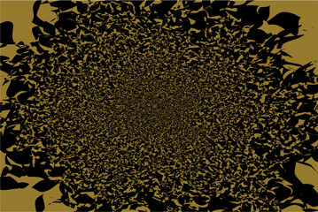 background vector in grunge style. black and brown