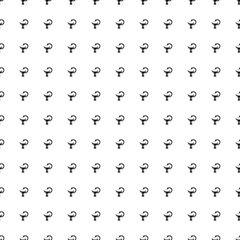 Square seamless background pattern from geometric shapes. The pattern is evenly filled with black medicine symbols. Vector illustration on white background
