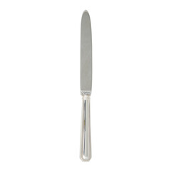 luxury silver table knife isolated