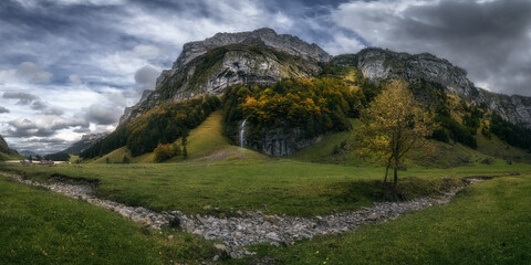 Panoramic Vista in Autumn