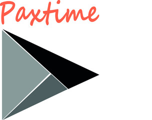 Paxtime, zestaw logo, geometria