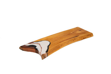 cutting board on white isolated