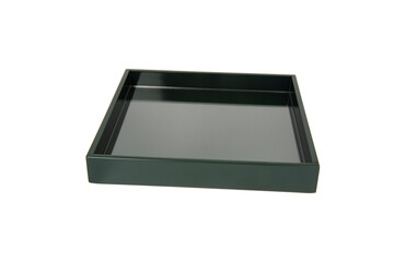 empty service tray isolated on white background