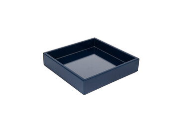 empty service tray isolated on white background