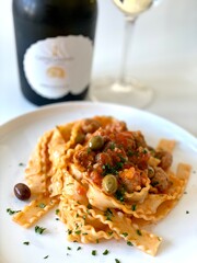 pasta with sauce