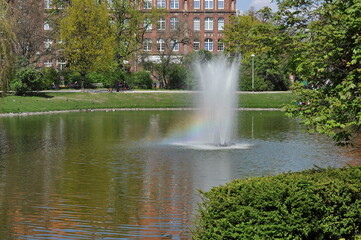 Tołpa Park in Wrocław, Poland