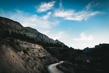 landscape with clouds