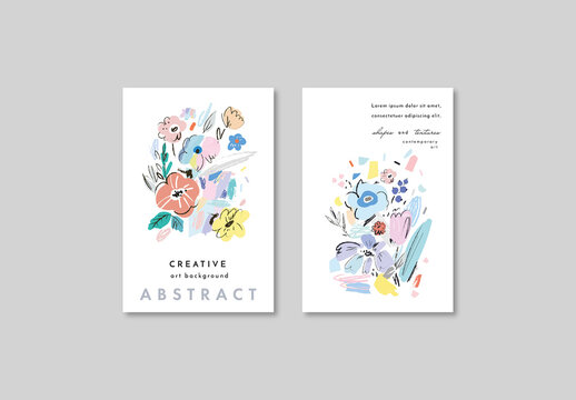 Gentle Floral Posters Layout