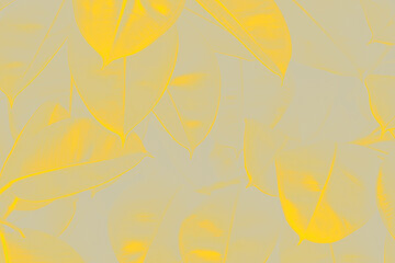 Fototapeta na wymiar Abstract Beautiful background of yellow leaves of gray color