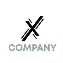 Obraz premium X logo 